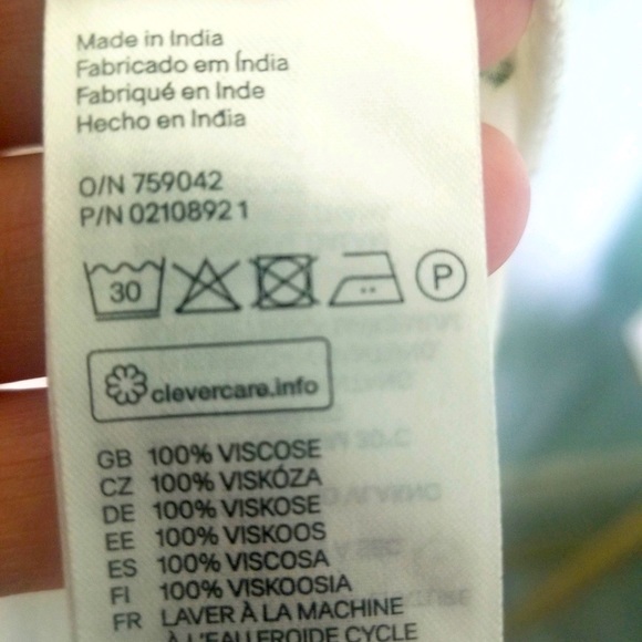 Pink floral mini dress H&M - Picture 4 of 6